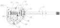 Page C Diagram and Parts List for 316E753F701 1996 Yard Man Snow Blower